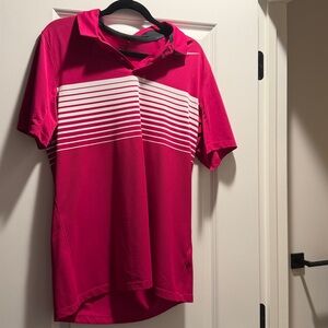 Nike Golf Pink Polo Shirt